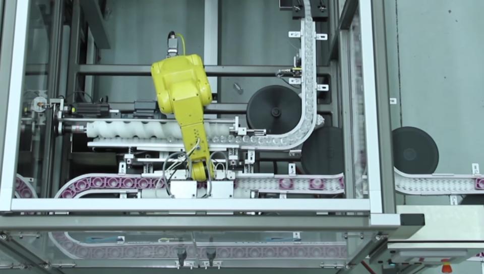 LR Mate 200iD快速拾取搬運玻璃瓶