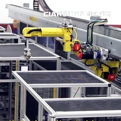 發(fā)那科頂?shù)鯔C器人上下取送料工作站